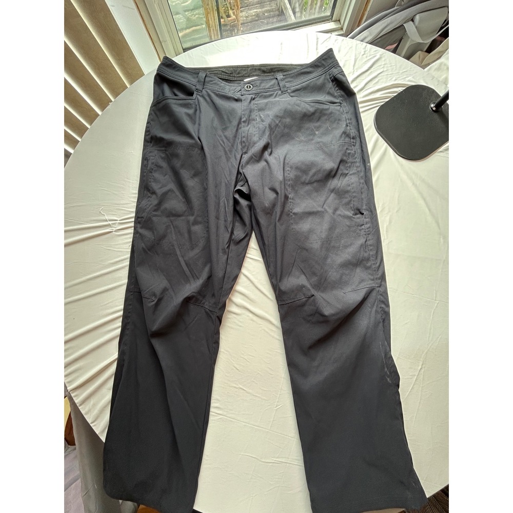 Orvis Classic Collection Mens Fleece Lined Tech Pants 36x30 Gray Hiking Outdoor